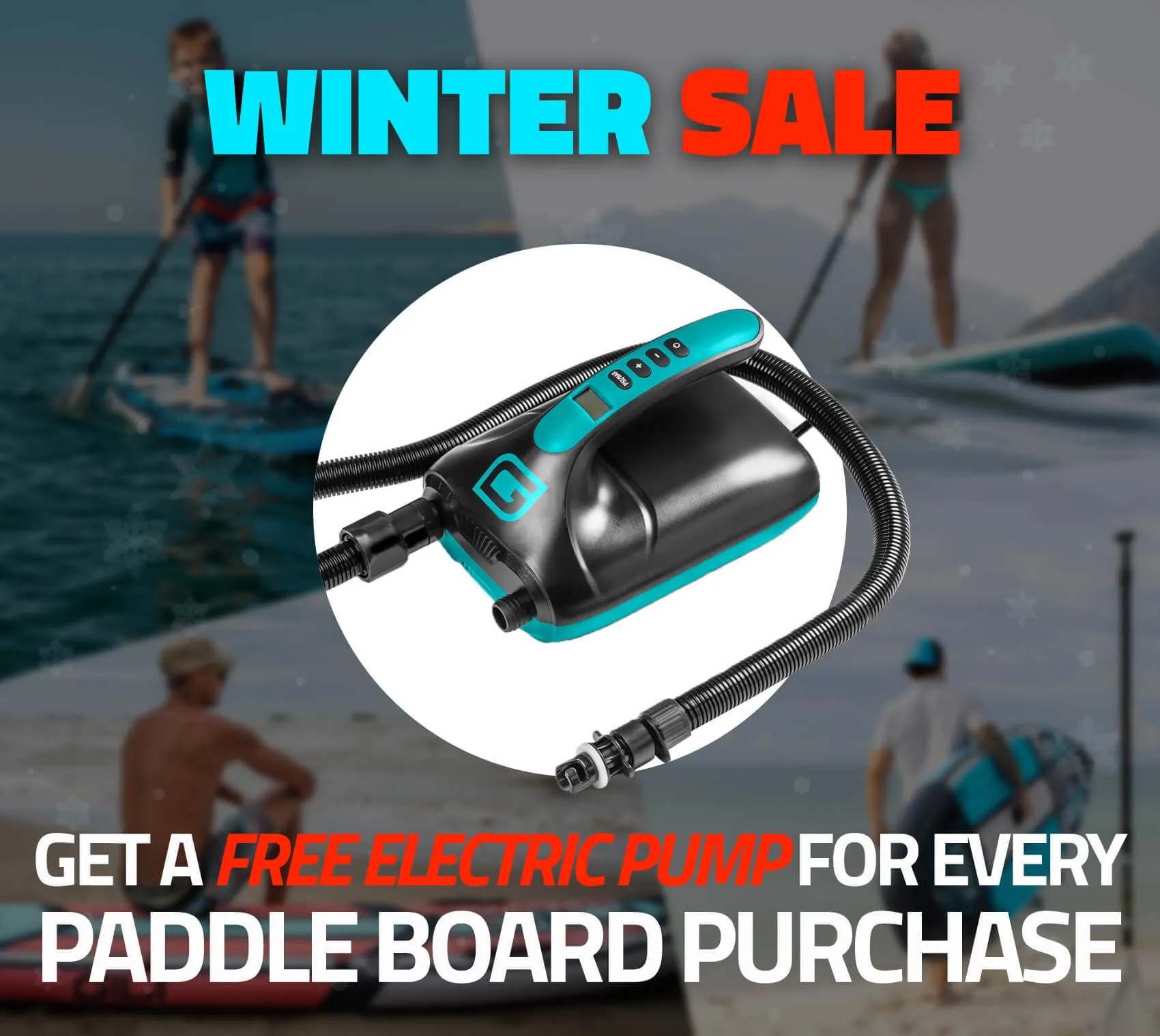 11' / 12'  Adventure Inflatable Stand Up Paddle Board