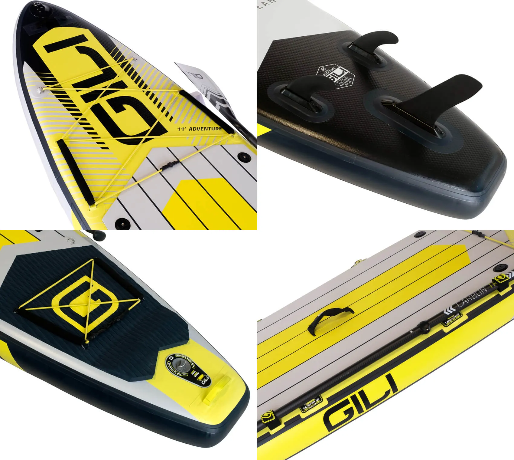 11' / 12'  Adventure Inflatable Stand Up Paddle Board