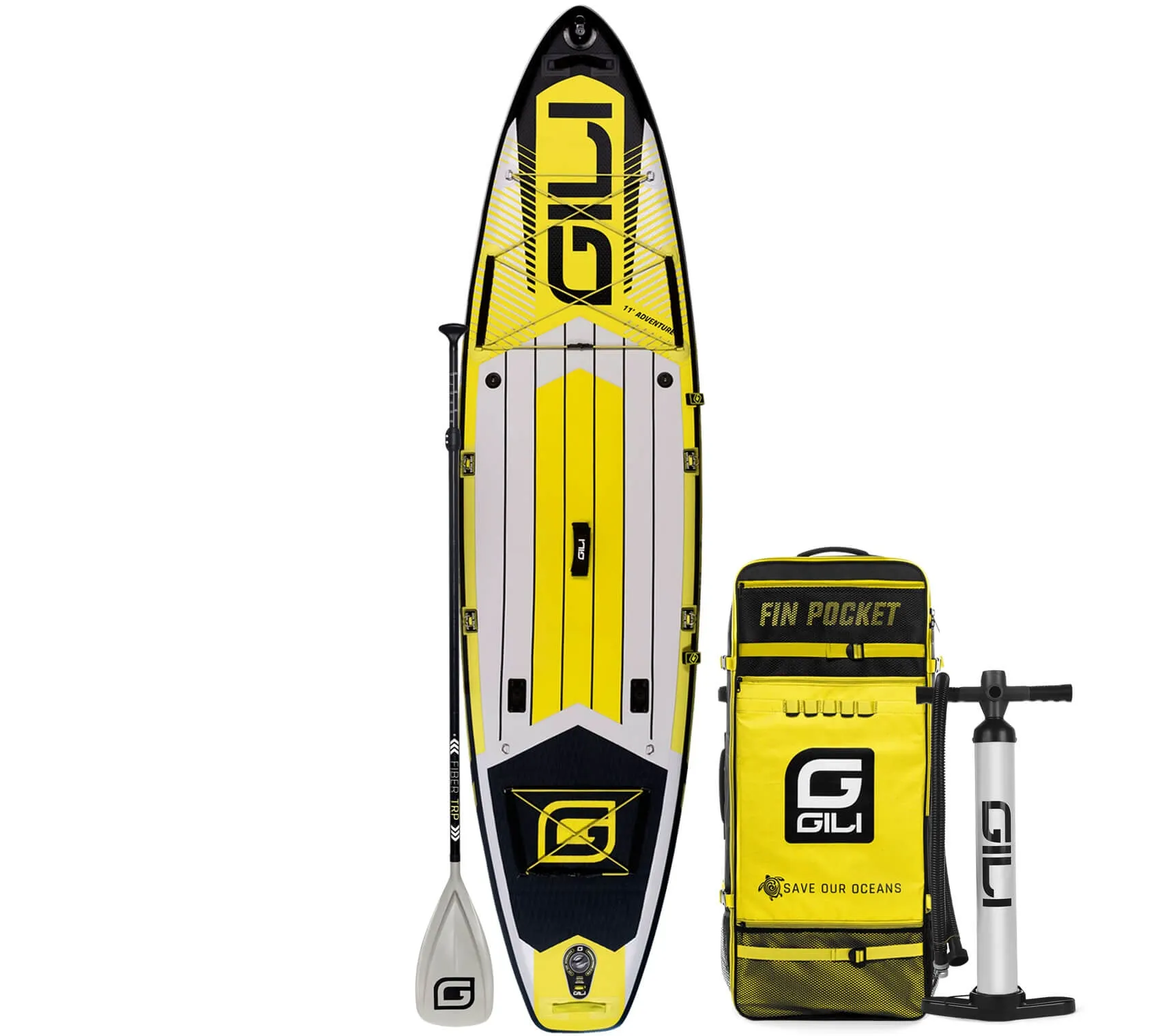 11' / 12'  Adventure Inflatable Stand Up Paddle Board