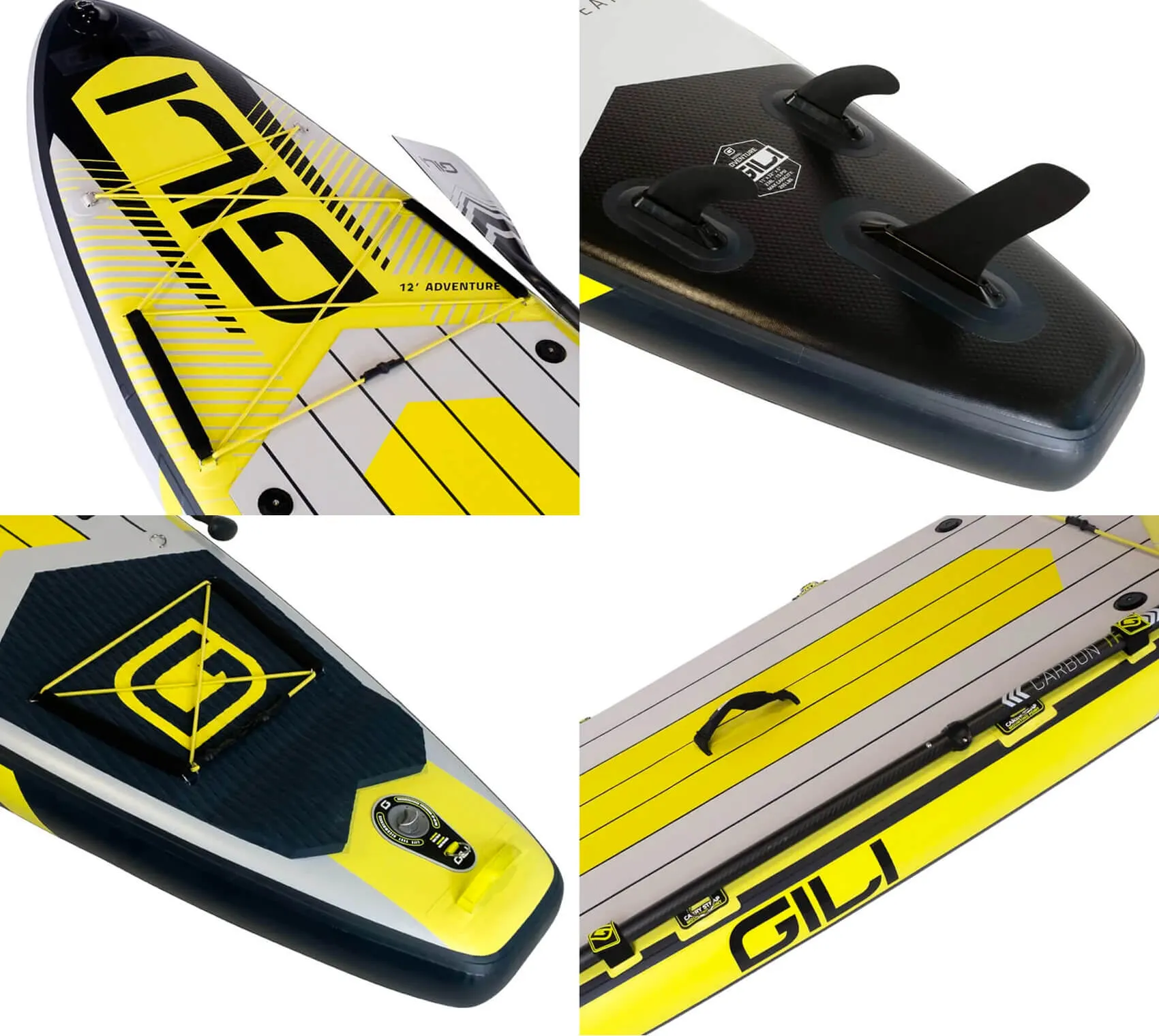 11' / 12'  Adventure Inflatable Stand Up Paddle Board