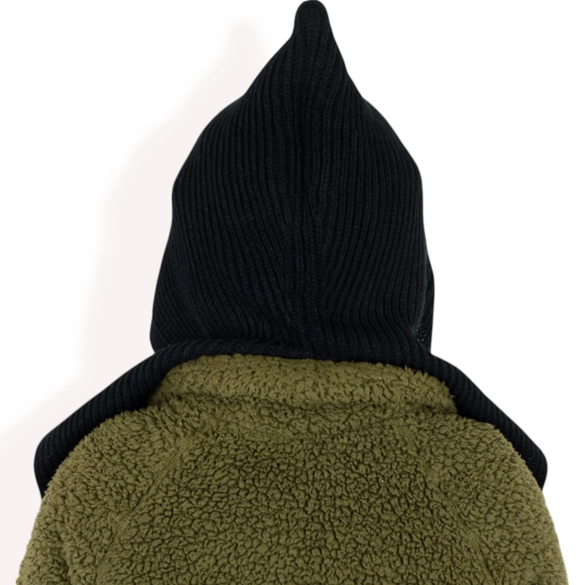Anna-Kaci Women's Knitted Hooded Scarf with Versatile Design and Warm Ribbed Texture for Stylish Comfort and Winter Protection