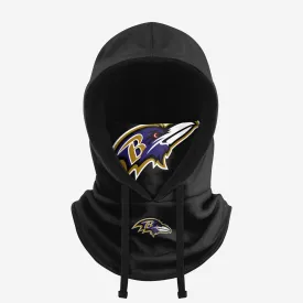 Baltimore Ravens Black Drawstring Hooded Gaiter