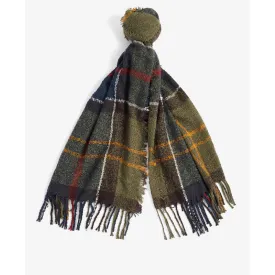 Barbour Ladies Tartan Boucle Scarf - Classic Tartan