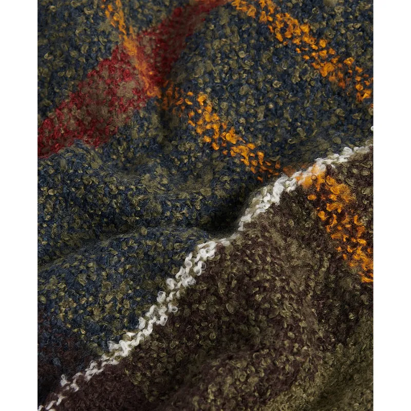 Barbour Ladies Tartan Boucle Scarf - Classic Tartan