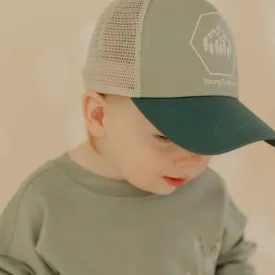 Blue Explorer Trucker Hat