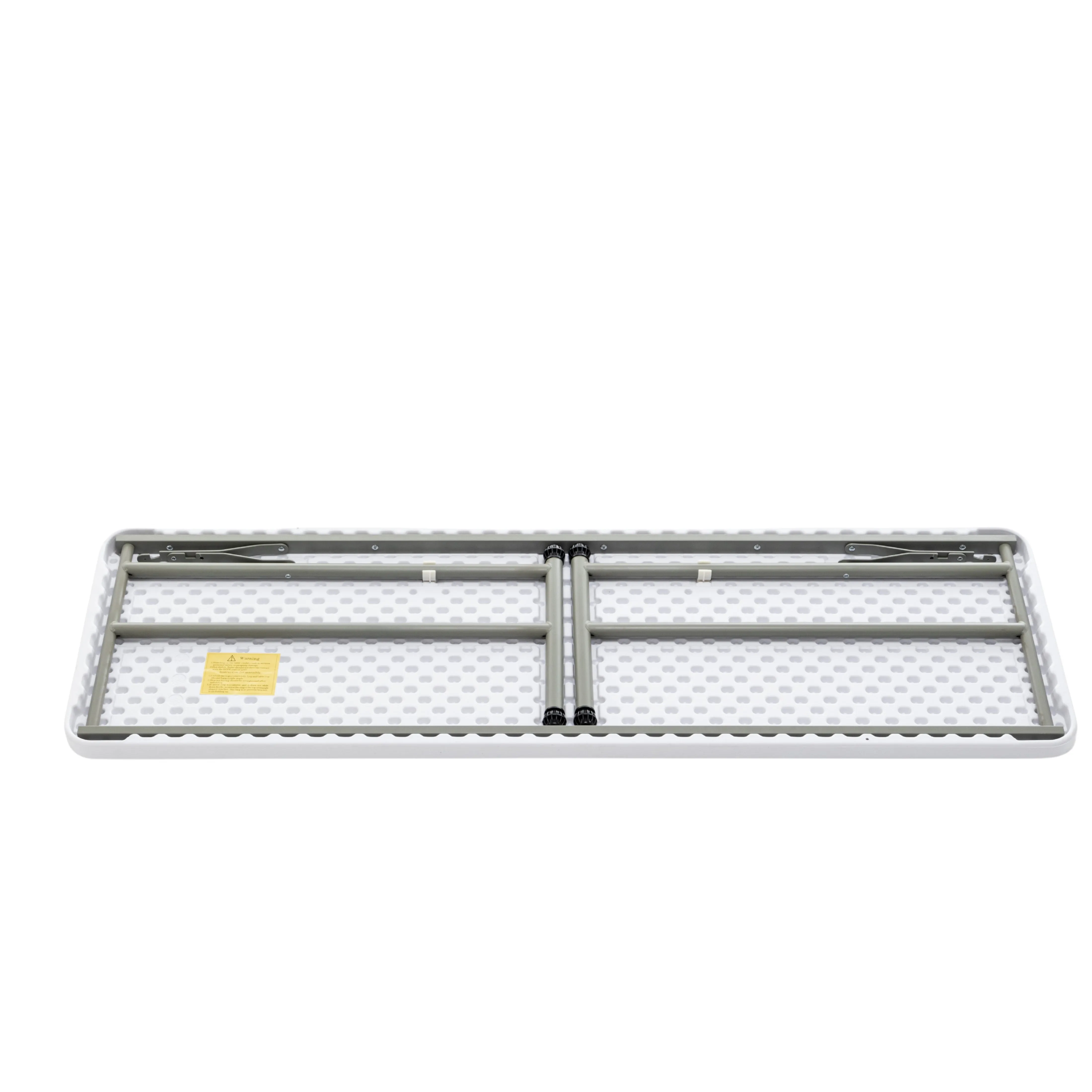 BTExpert 5-Foot - 60" long White Plastic Folding Seminar Training Table Portable 18" Wide narrow, 29" High, events indoor outdoor lightweight Set of 2