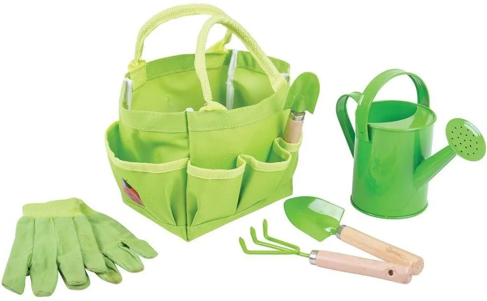 Gardening Small Tote Bag with Tools Childrens