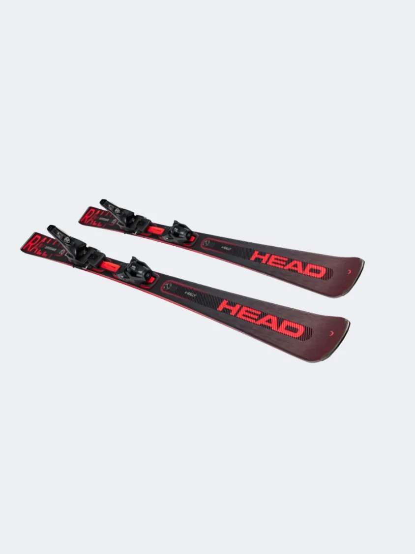 Head Supershape E Rally Ski Black/ Neon Red