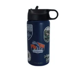 Jurassic World Kids' Steel Bottle with Handle (550mL)(Dark Blue)