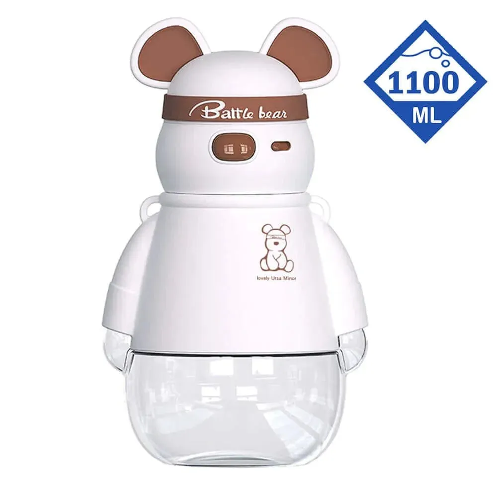 Kelly Jo Bear water bottle (1100 ml) | (White/Brown)