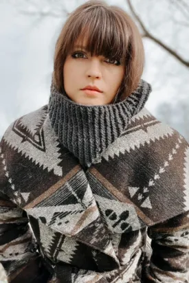 Knit Kit - Noori Hooded Cowl