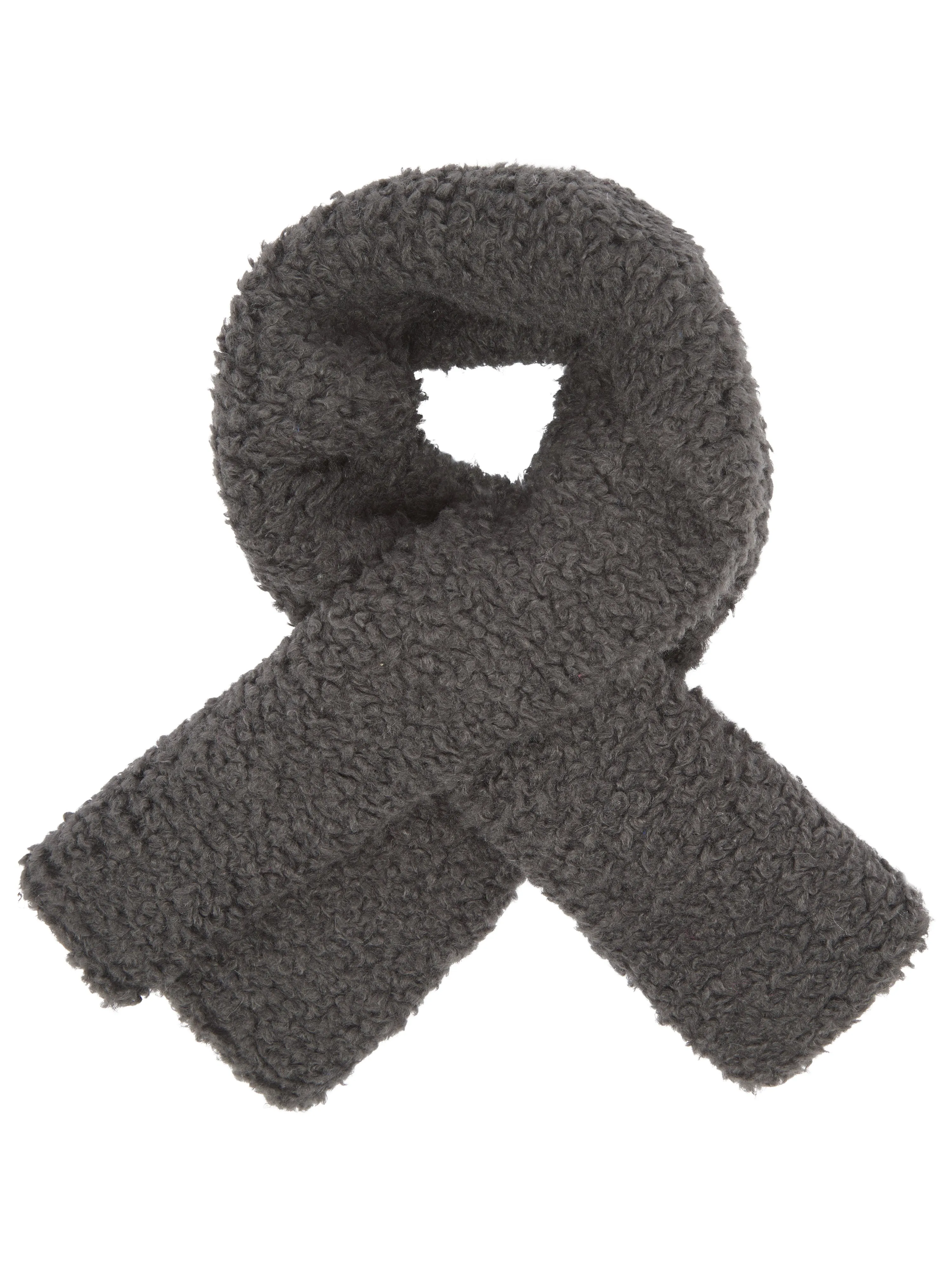 LEXINGTON SLOT THROUGH FAUX FUR SCARF-MOLE