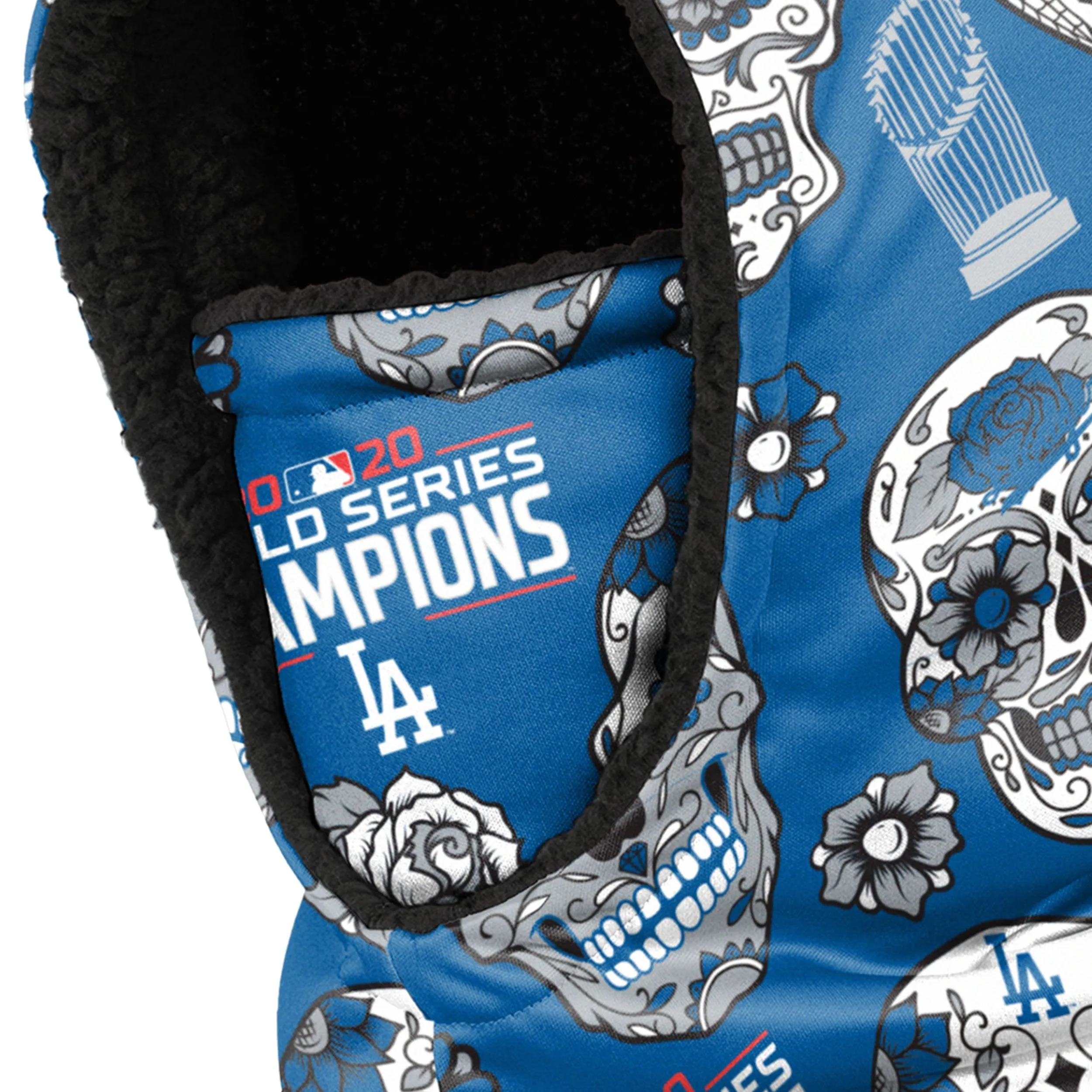 Los Angeles Dodgers MLB 2020 World Series Champions Day Of The Dead Hooded Gaiter