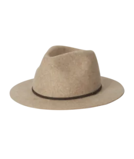 Mens Mid Brim Fedora Rajah NATURAL MARLE