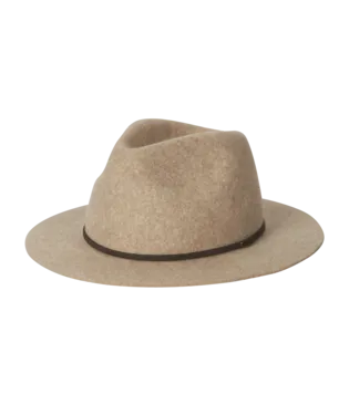 Mens Mid Brim Fedora Rajah NATURAL MARLE