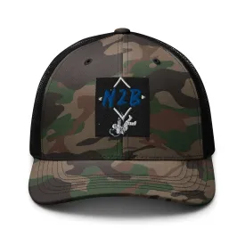 Nowhere2be N2B Spaceman Camouflage trucker hat