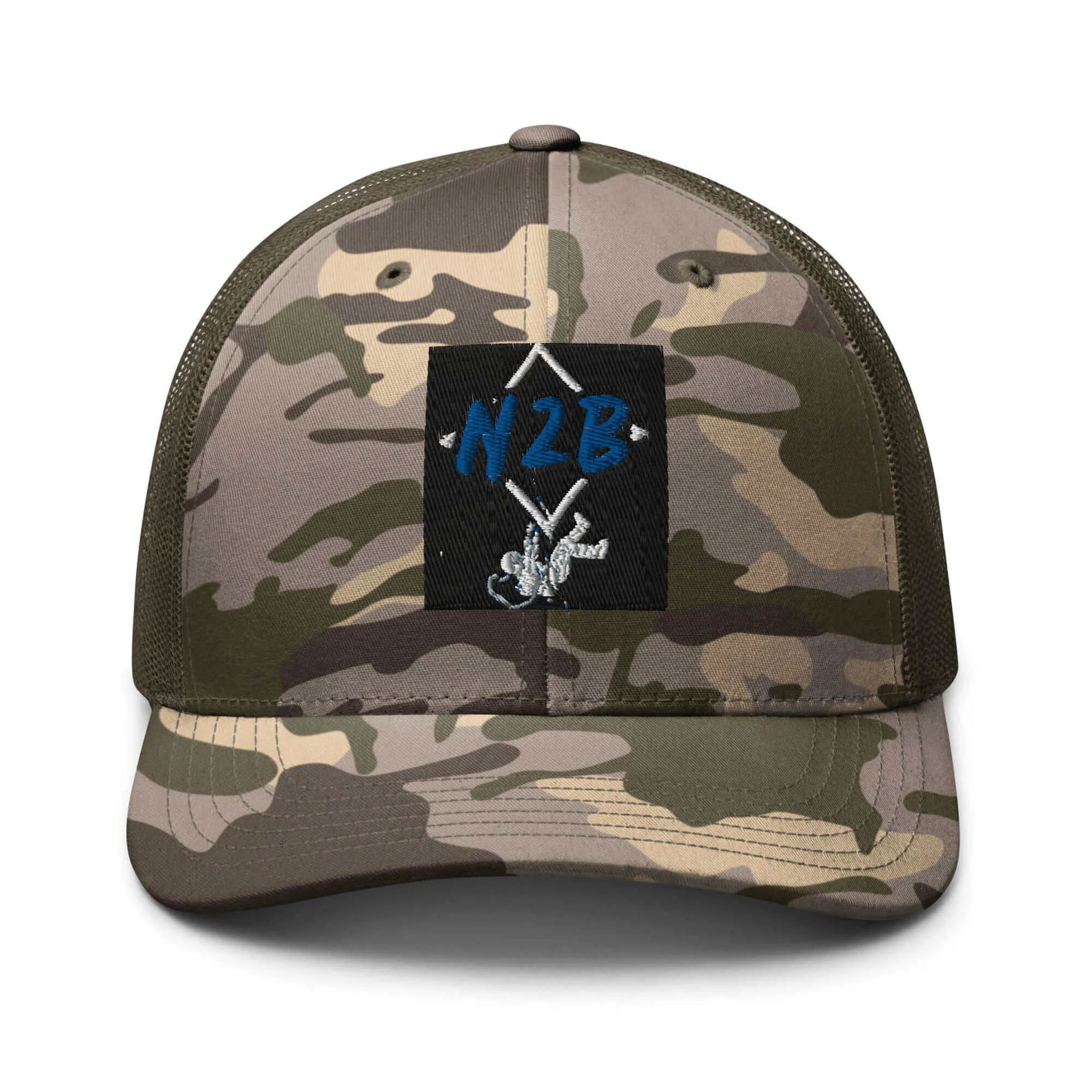 Nowhere2be N2B Spaceman Camouflage trucker hat