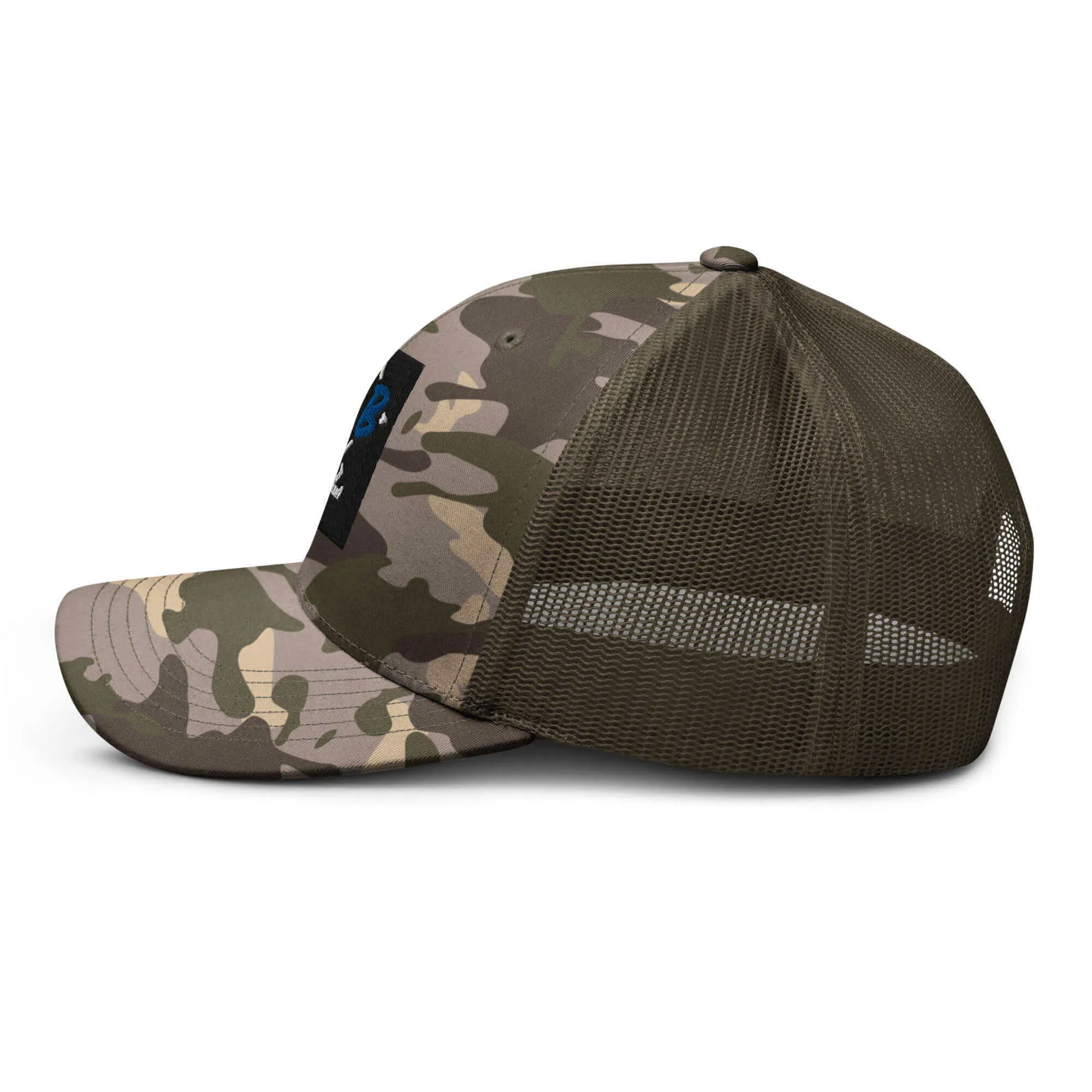 Nowhere2be N2B Spaceman Camouflage trucker hat