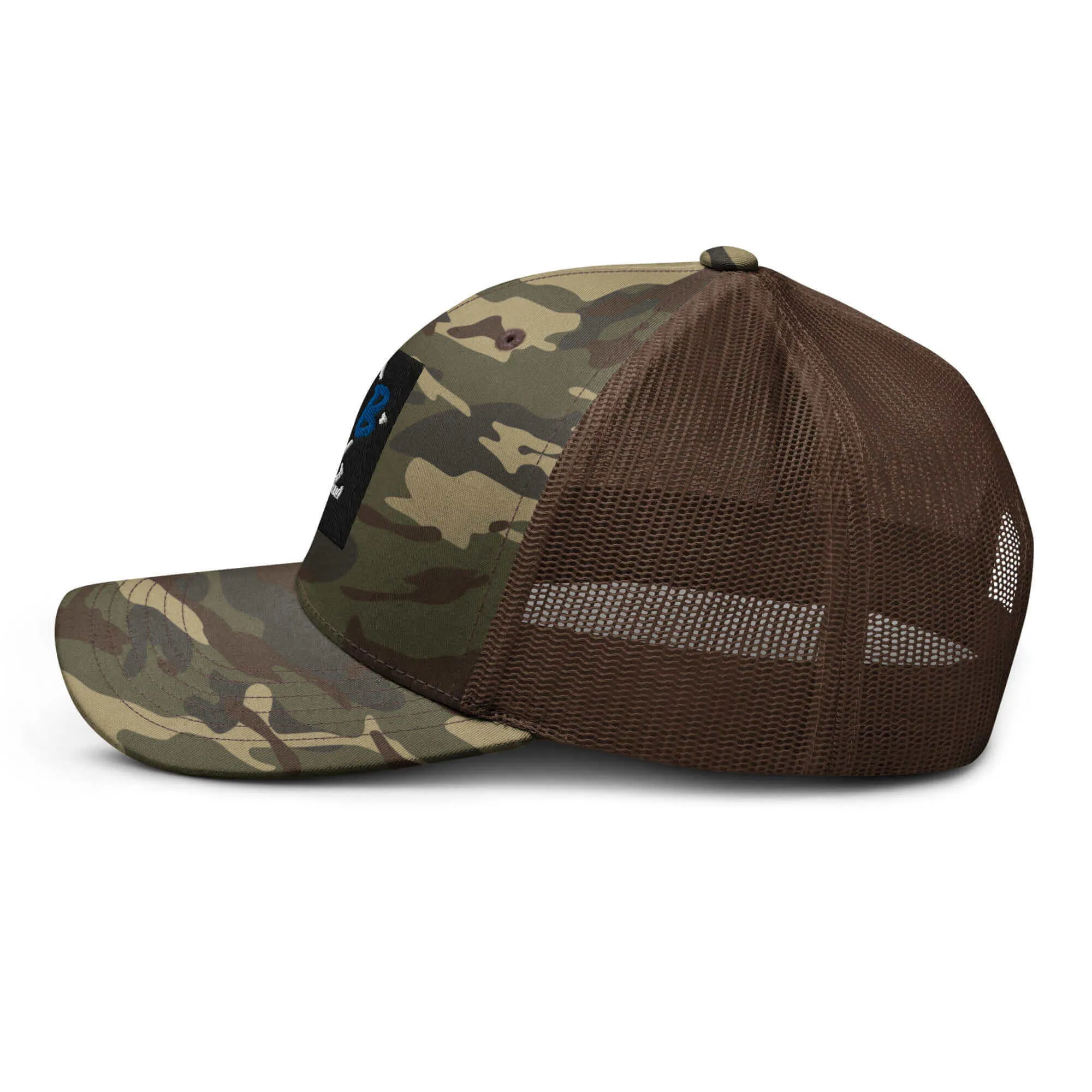 Nowhere2be N2B Spaceman Camouflage trucker hat