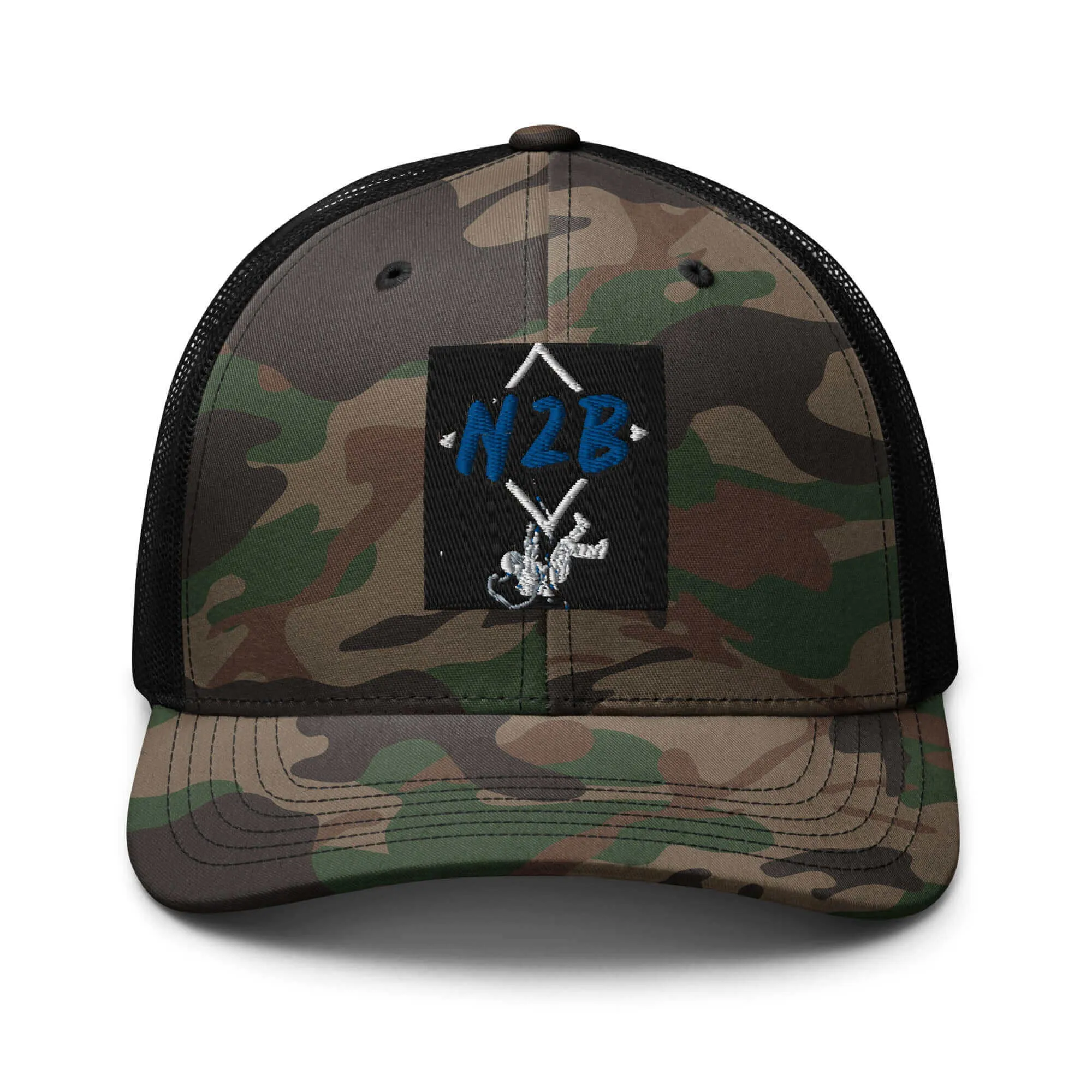 Nowhere2be N2B Spaceman Camouflage trucker hat