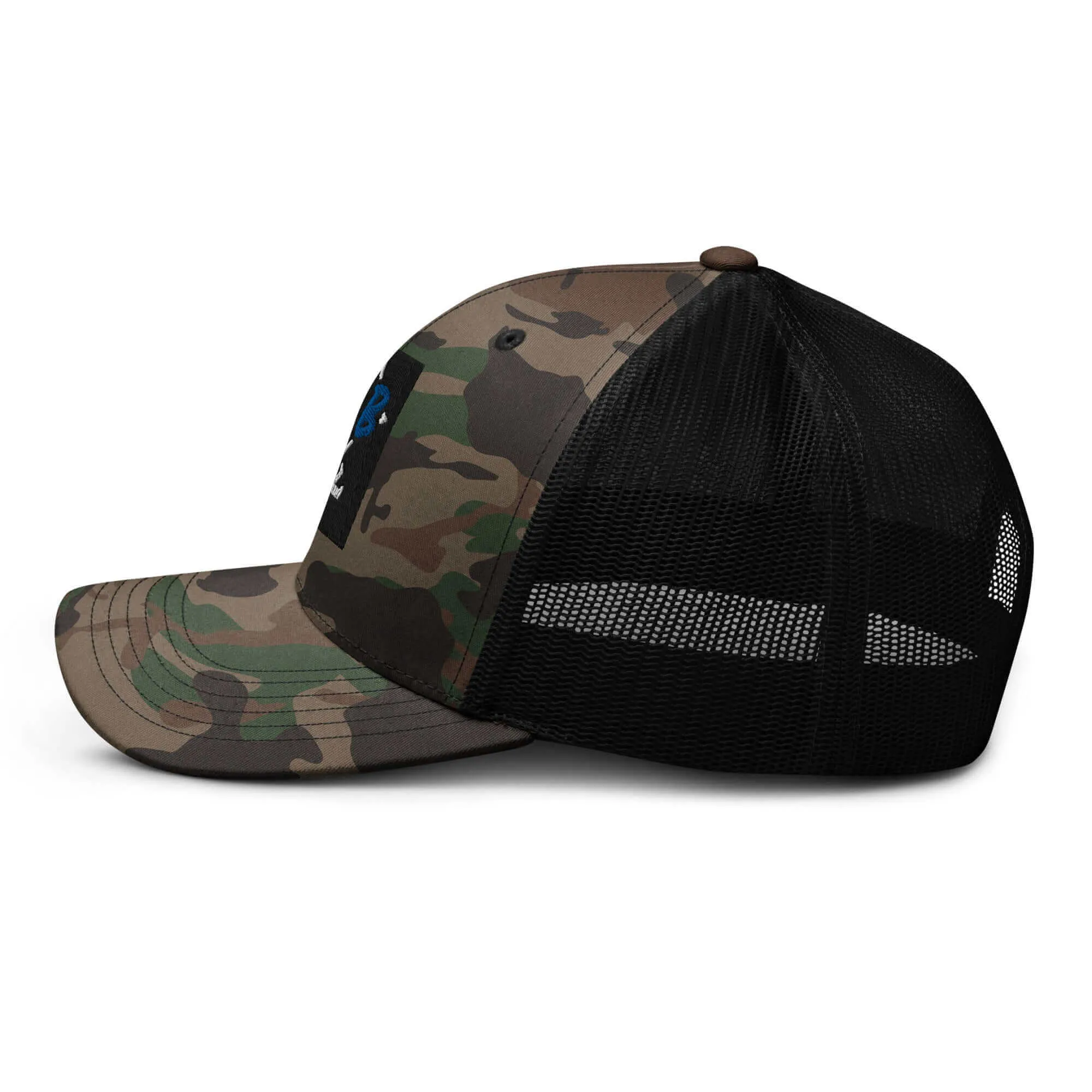 Nowhere2be N2B Spaceman Camouflage trucker hat
