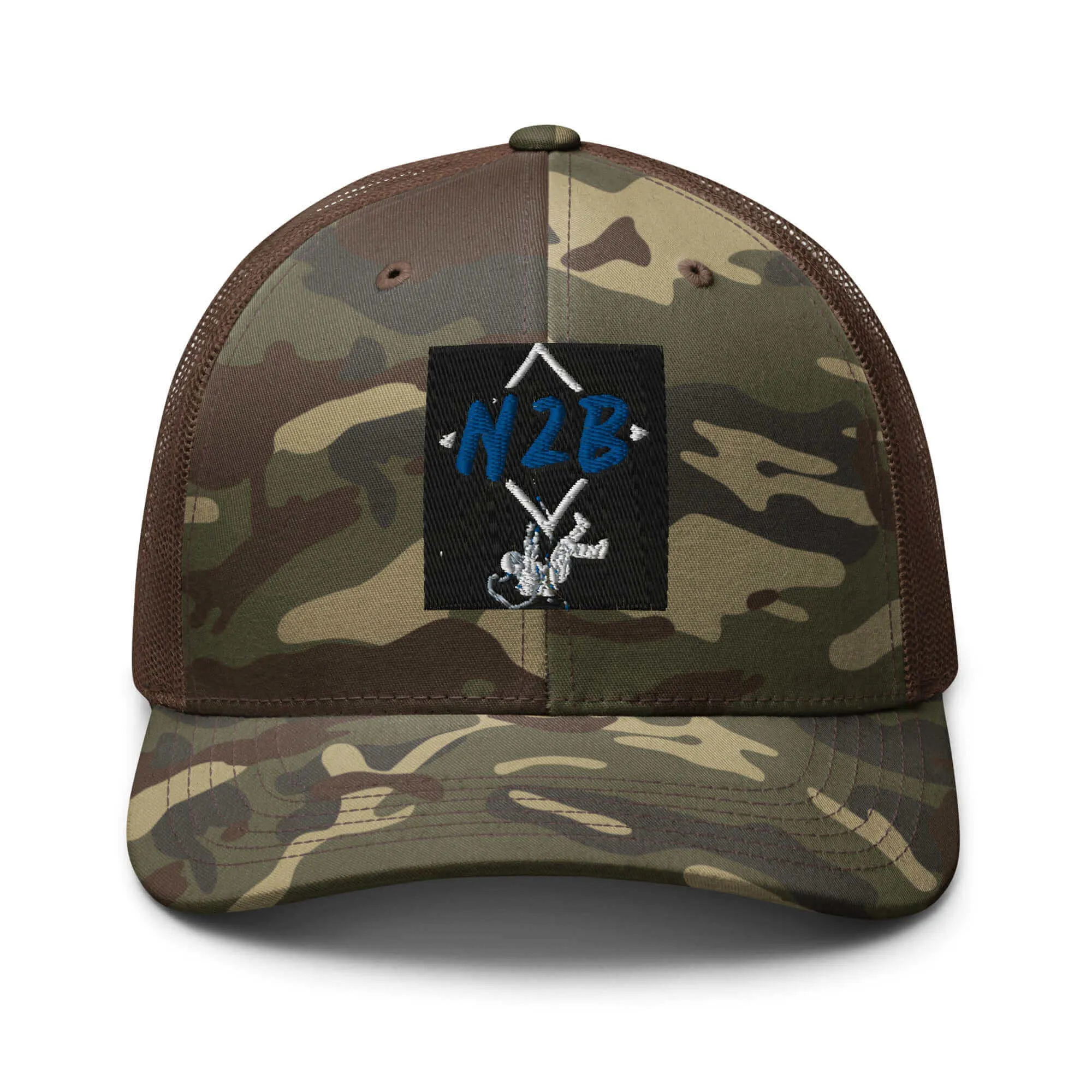 Nowhere2be N2B Spaceman Camouflage trucker hat