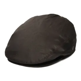 Oilcloth Flat Cap - Brown