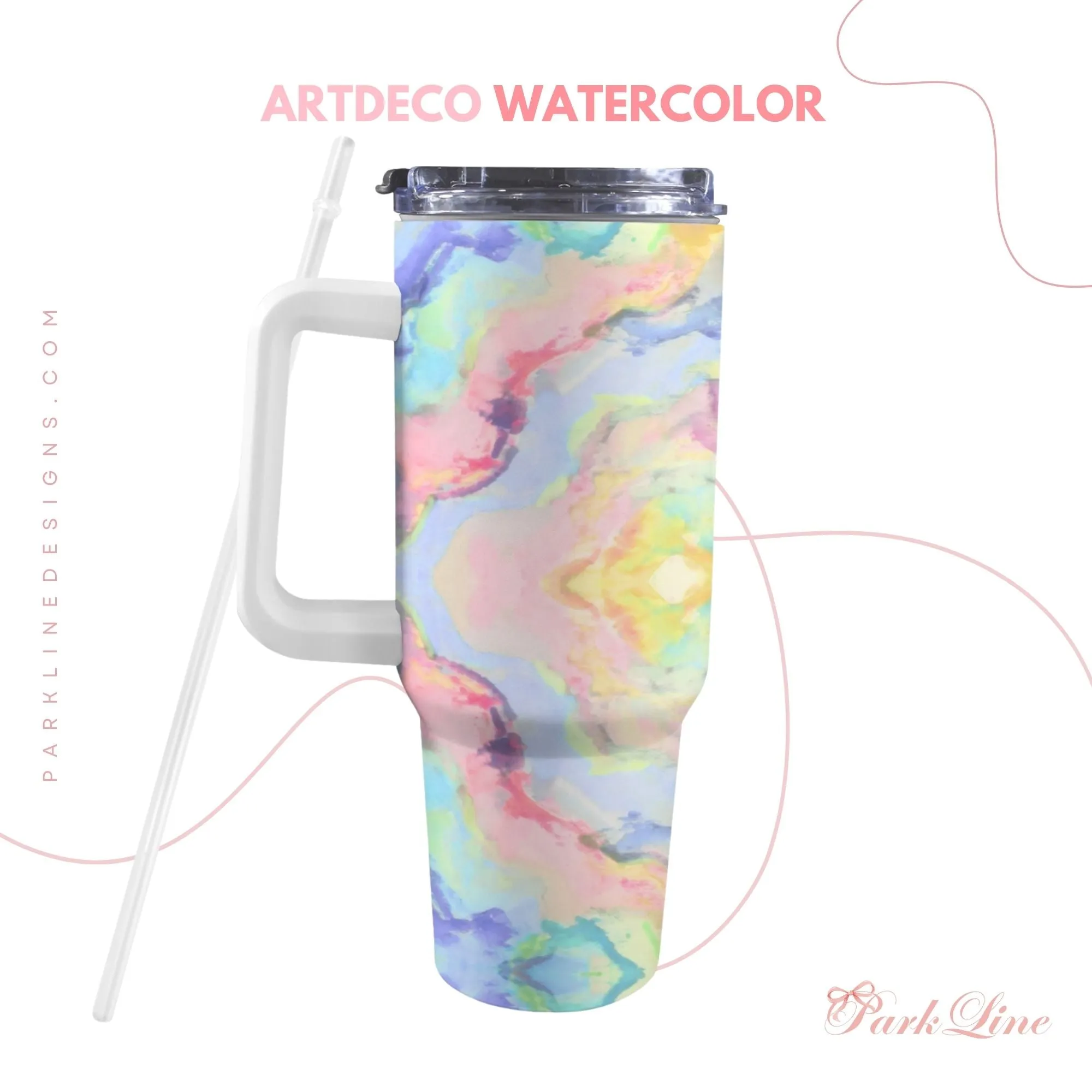Pink Hydrangea 40oz Tumbler | Classic Floral Seamless Design | Insulated Travel Cup | Perfect Gift for Her | Reusable & Stylish Drinkware