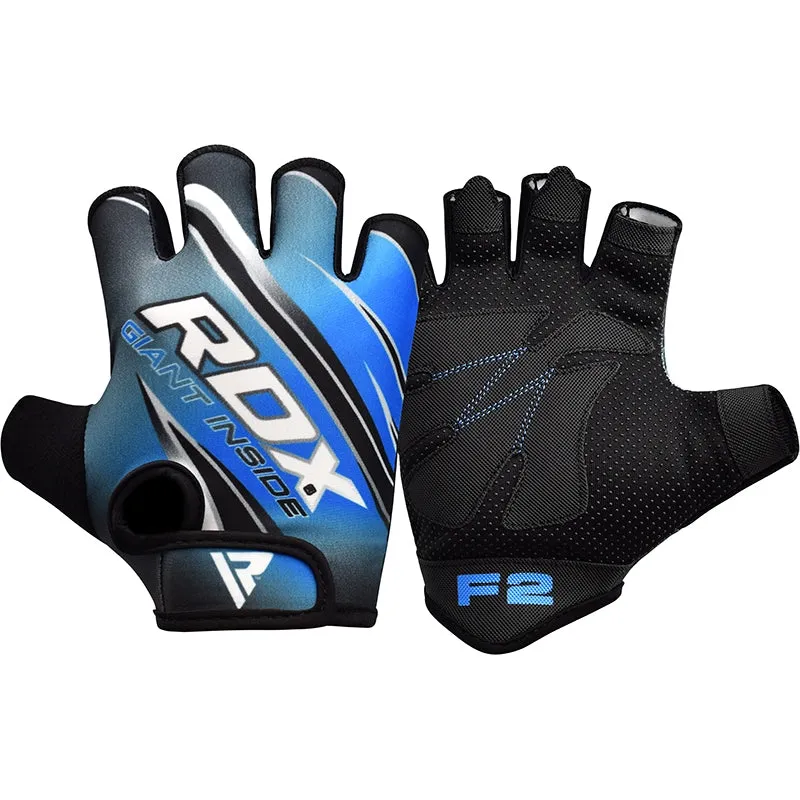 RDX F2 Weight Training Grip Gym Gloves