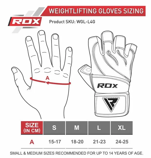 RDX- L4 Deepoq Leather Gym Gloves