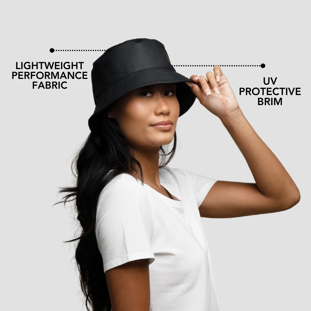 Satin-Lined, Waterproof Bucket Hat  — Matte Edition