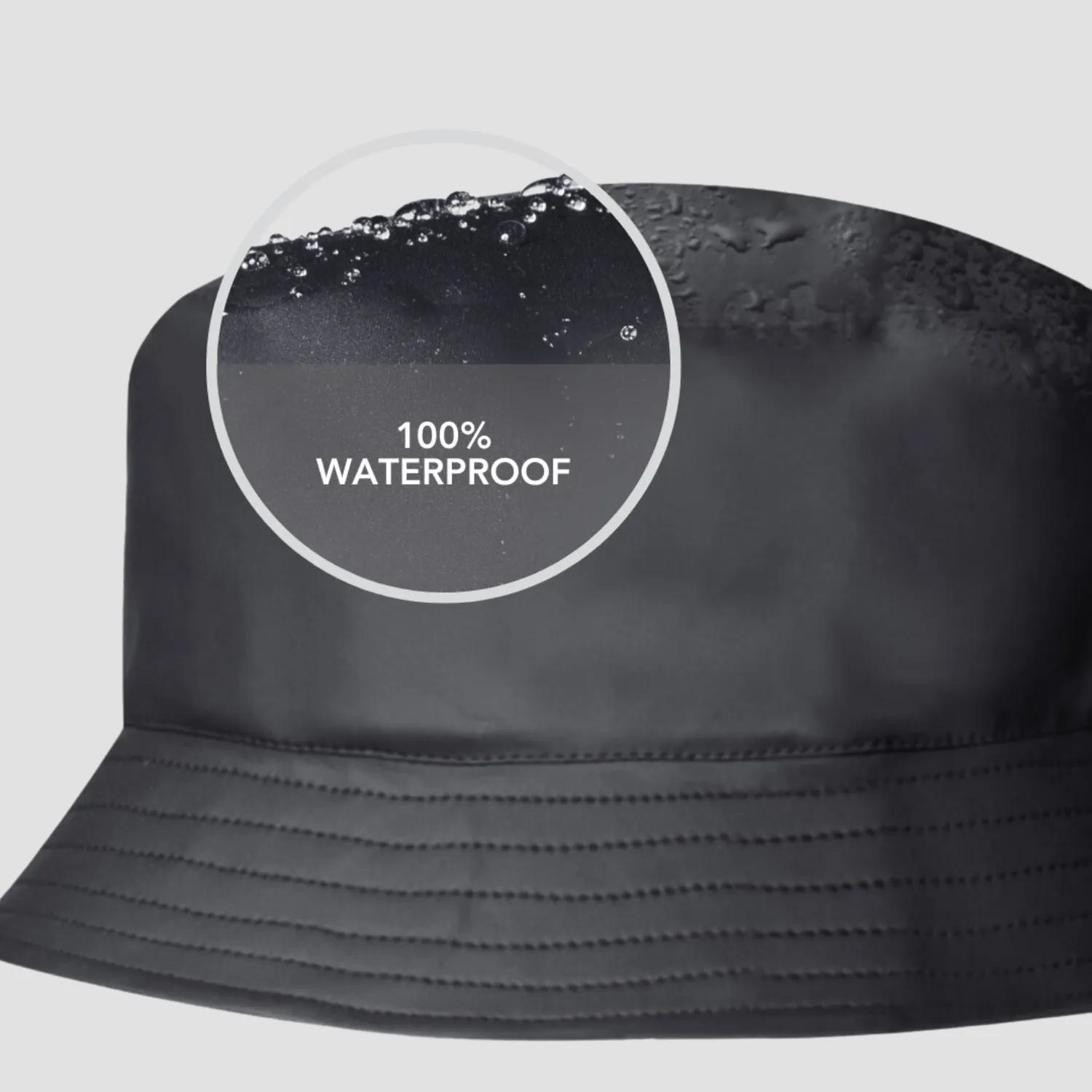 Satin-Lined, Waterproof Bucket Hat  — Matte Edition