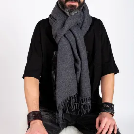 Soft Ridge Scarf - Charcoal