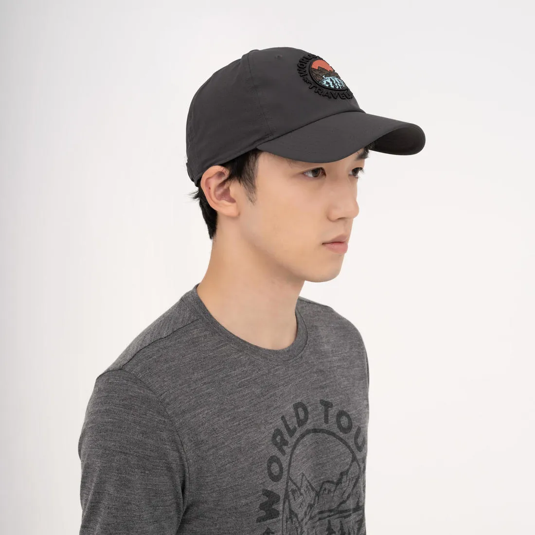 Ventilated Cap - Travel 500 Carbon Grey