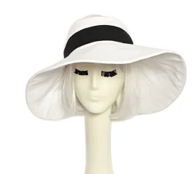 White Sun Visor Hat