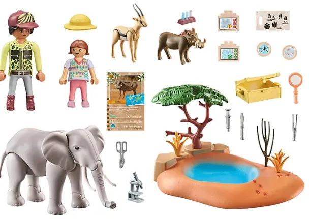Wiltopia Elephant at the Waterhole