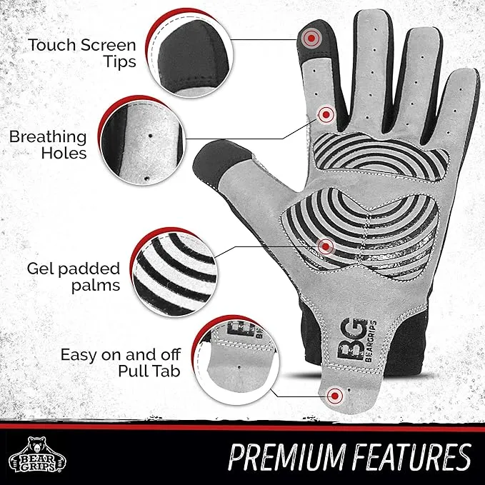 Workout Gloves for Exercise, Increased Grip, Protection