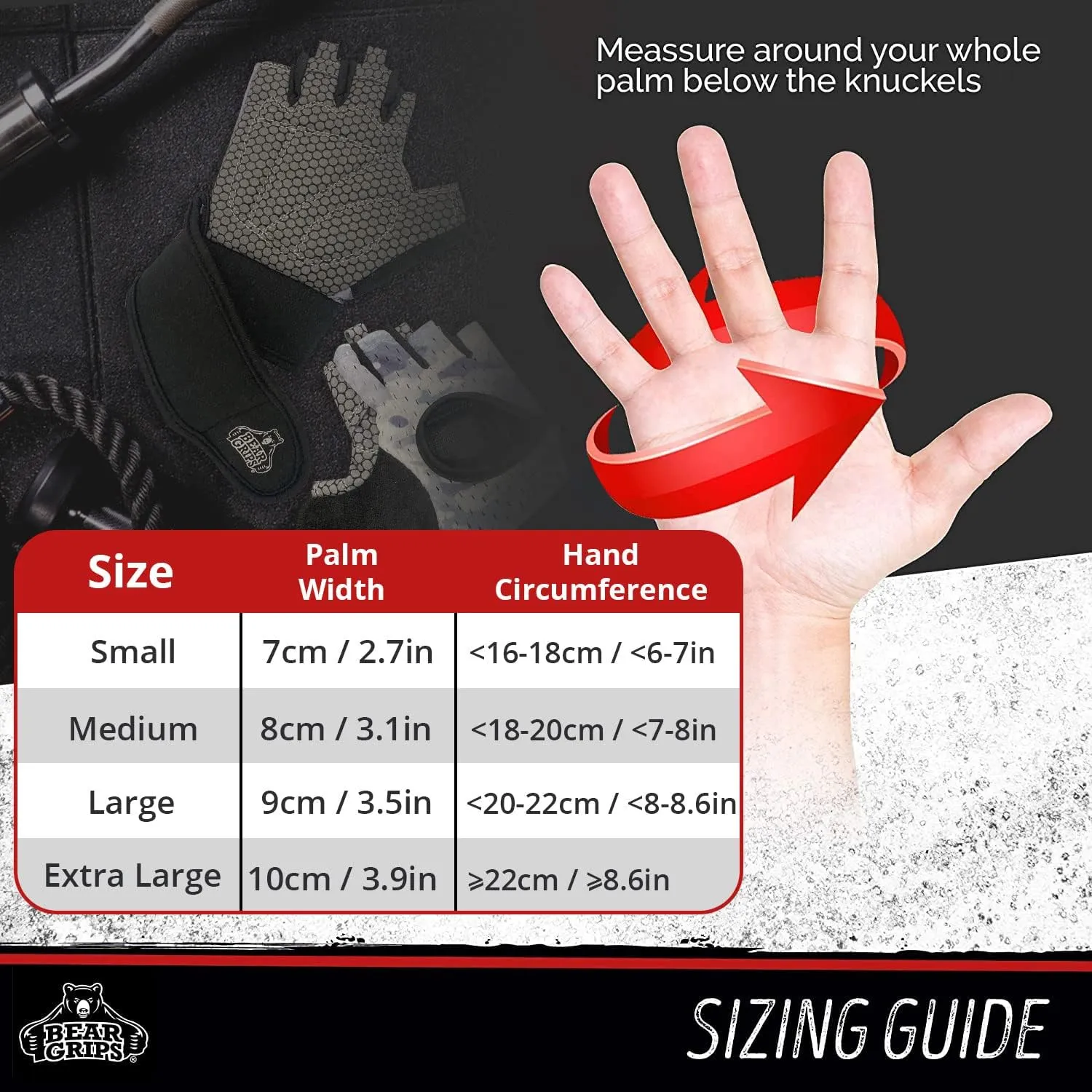 Workout Gloves for Exercise, Increased Grip, Protection