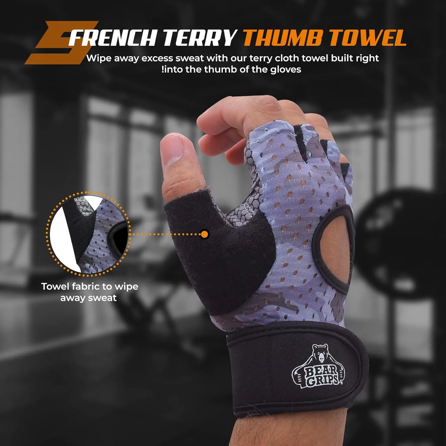 Workout Gloves for Exercise, Increased Grip, Protection