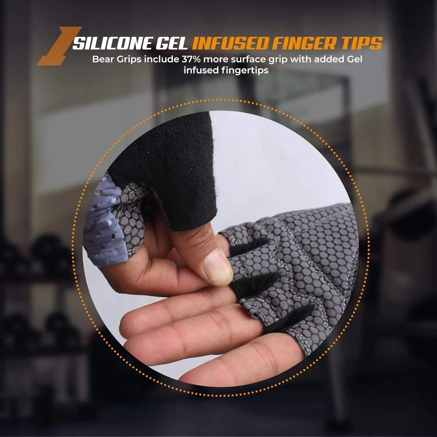 Workout Gloves for Exercise, Increased Grip, Protection